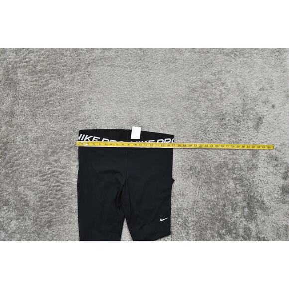 Nike PRO Men's XL Black Ankle Leggings - Polyester Dri Fit Running - Picture 6 of 8
